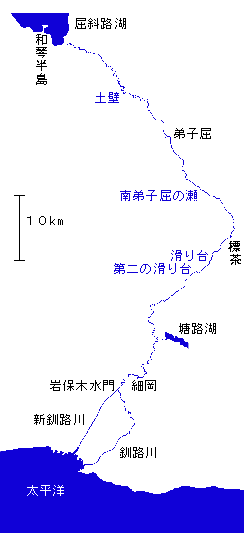 釧路川地図